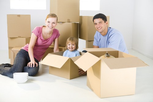 Man with van team handling a small Barnes move
