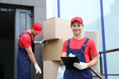 House removalists helping with a local Barnes home move