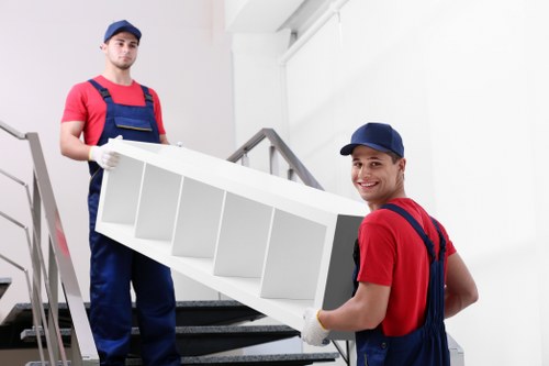 Careful loading of furniture for a Barnes relocation