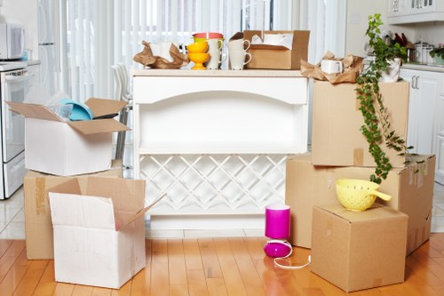 Risk assessment and property protection during a man and van service