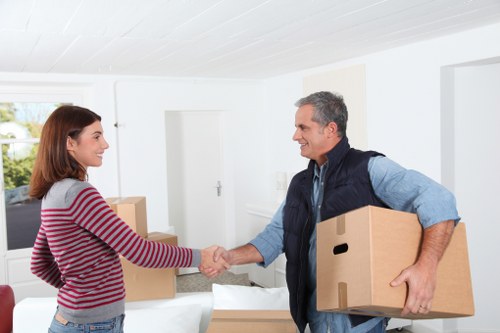 Furniture and box loading for a Barnes move