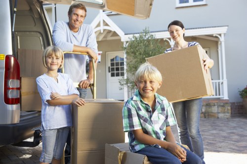 Careful loading of furniture by Man With Van Barnes team