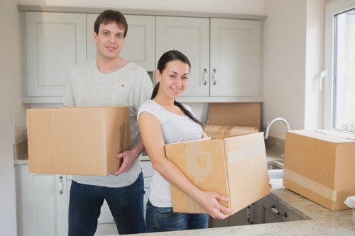 Local office movers handling equipment in Barnes